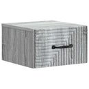 Væghængt Natbord 2 pcs Grå sonoma-eg 34,5 x 33 x 20 cm