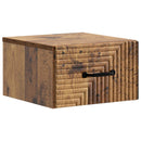 Væghængt Natbord Gammelt træ 34,5 x 33 x 20 cm Konstrueret træ