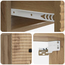 Væghængt Natbord med skuffe 2 pcs Artisan-eg 34,5 x 33 x 20 cm