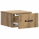 Væghængt Natbord med skuffe 2 pcs Artisan-eg 34,5 x 33 x 20 cm