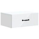 Væghængt Natbord 2 pcs Hvid 49 x 34,5 x 20 cm Konstrueret træ