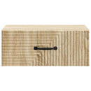 Væghængt Natbord med skuffe 2 pcs Sonoma-eg 49 x 34,5 x 20 cm