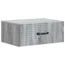 Væghængt Natbord 2 pcs Grå sonoma-eg 49 x 34,5 x 20 cm
