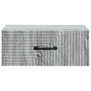 Væghængt Natbord 2 pcs Grå sonoma-eg 49 x 34,5 x 20 cm