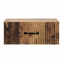 Væghængt Natbord med skuffe 2 pcs Gammelt træ 49 x 34,5 x 20 cm