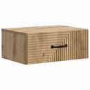 Væghængt Natbord med skuffe 2 pcs Artisan-eg 49 x 34,5 x 20 cm
