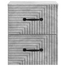 Væghængt Natbord med skuffe 2 pcs Betongrå 34,5 x 33 x 40 cm