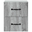 Væghængt Natbord 2 pcs Grå sonoma-eg 34,5 x 33 x 40 cm