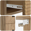 Væghængt Natbord med skuffe 2 pcs Artisan-eg 34,5 x 33 x 40 cm
