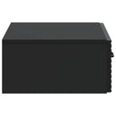 Væghængt Sideskab Sort 59 x 34,5 x 17 cm Konstrueret træ