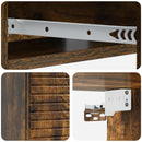 Væghængt Sideskab Røget eg 59 x 34,5 x 17 cm Konstrueret træ