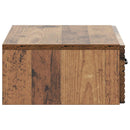 Væghængt Sideskab Gammelt træ 59 x 34,5 x 17 cm Konstrueret træ