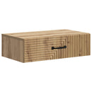 Væghængt Sideskab 59 x 34,5 x 17 cm Konstrueret træ Artisan-eg