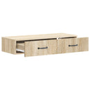 Væghængt Sideskab Sonoma-eg 87,5 x 34,5 x 17 cm Konstrueret træ