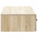 Væghængt Sideskab Sonoma-eg 87,5 x 34,5 x 17 cm Konstrueret træ