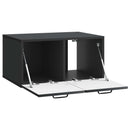 Væghængt TV-skab Sort 59,5 x 41 x 30 cm Konstrueret træ