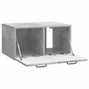 Væghængt TV-skab Betongrå 59,5 x 41 x 30 cm Konstrueret træ
