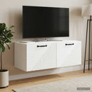 Væghængt TV-skab Hvid 78,5 x 41 x 30 cm Konstrueret træ