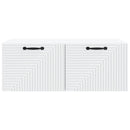 Væghængt TV-skab Hvid 78,5 x 41 x 30 cm Konstrueret træ
