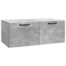 Væghængt TV-skab Betongrå 78,5 x 41 x 30 cm Konstrueret træ