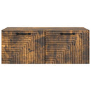 Væghængt TV-skab Røget eg 78,5 x 41 x 30 cm Konstrueret træ