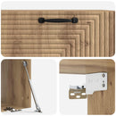 Væghængt TV-skab Artisan-eg 78,5 x 41 x 30 cm Konstrueret træ