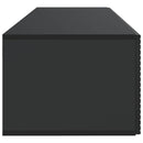 Væghængt TV-skab Sort 98 x 41 x 30 cm Konstrueret træ