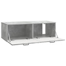 Væghængt TV-skab Betongrå 98 x 41 x 30 cm Konstrueret træ