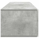 Væghængt TV-skab Betongrå 98 x 41 x 30 cm Konstrueret træ