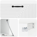 Væghængt TV-skab Hvid højglans 98 x 41 x 30 cm Konstrueret træ