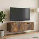 Væghængt TV-skab Røget eg 98 x 41 x 30 cm Konstrueret træ
