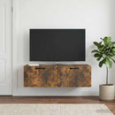 Væghængt TV-skab Røget eg 98 x 41 x 30 cm Konstrueret træ