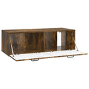 Væghængt TV-skab Røget eg 98 x 41 x 30 cm Konstrueret træ