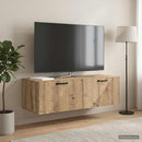 Væghængt TV-skab 98 x 41 x 30 cm Artisan-eg Konstrueret træ