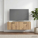 Væghængt TV-skab 98 x 41 x 30 cm Artisan-eg Konstrueret træ
