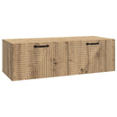 Væghængt TV-skab Artisan-eg 98 x 41 x 30 cm Konstrueret træ