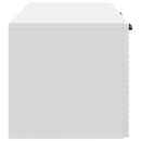 Væghængt TV-skab Hvid 59,5 x 31 x 30 cm Konstrueret træ