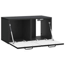 Væghængt TV-skab Sort 59,5 x 31 x 30 cm Konstrueret træ