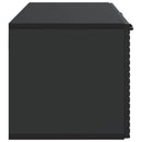 Væghængt TV-skab Sort 59,5 x 31 x 30 cm Konstrueret træ