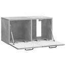 Væghængt TV-skab Betongrå 59,5 x 31 x 30 cm Konstrueret træ