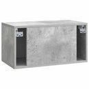 Væghængt TV-skab Betongrå 59,5 x 31 x 30 cm Konstrueret træ