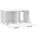 Væghængt TV-skab Vægmonteret Hvid højglans 59,5 x 31 x 30 cm