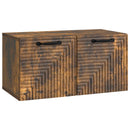 Væghængt TV-skab Røget eg 59,5 x 31 x 30 cm Konstrueret træ