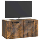 Væghængt TV-skab Røget eg 59,5 x 31 x 30 cm Konstrueret træ
