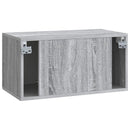 Væghængt TV-skab Vægmonteret Grå sonoma-eg 59,5 x 31 x 30 cm