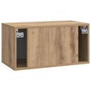 Væghængt TV-skab 59,5 x 31 x 30 cm Artisan-eg Konstrueret træ