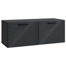 Væghængt TV-skab Sort 78,5 x 31 x 30 cm Konstrueret træ