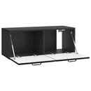 Væghængt TV-skab Sort 78,5 x 31 x 30 cm Konstrueret træ