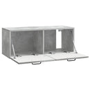 Væghængt TV-skab Betongrå 78,5 x 31 x 30 cm Konstrueret træ