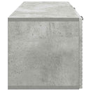 Væghængt TV-skab Betongrå 78,5 x 31 x 30 cm Konstrueret træ